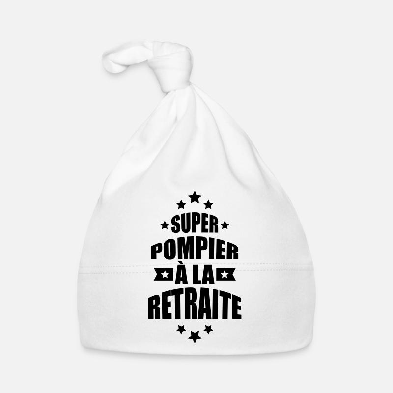 super pompier à la retraite Bonnet bio Bébé