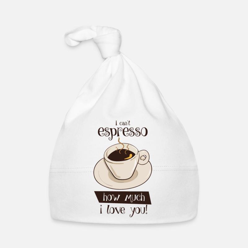 Coffee lovers - Espresso - Café - Genussdesign Organic Baby Cap