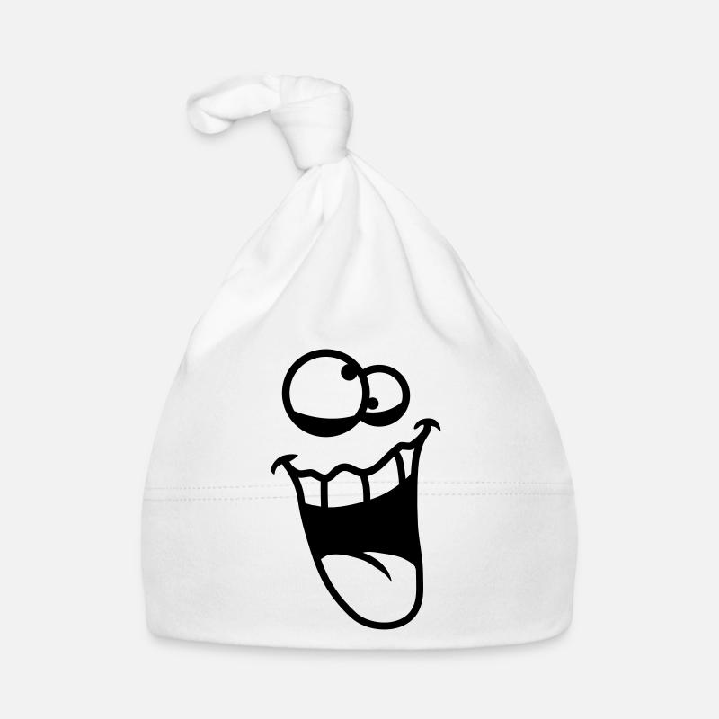 Crazy Face Baby Bio-Mütze