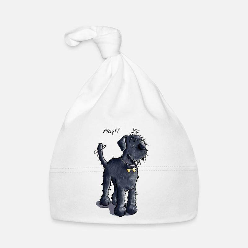 Schnauzer Géant Play - Chien - Chiens - Cadeau Bonnet bio Bébé
