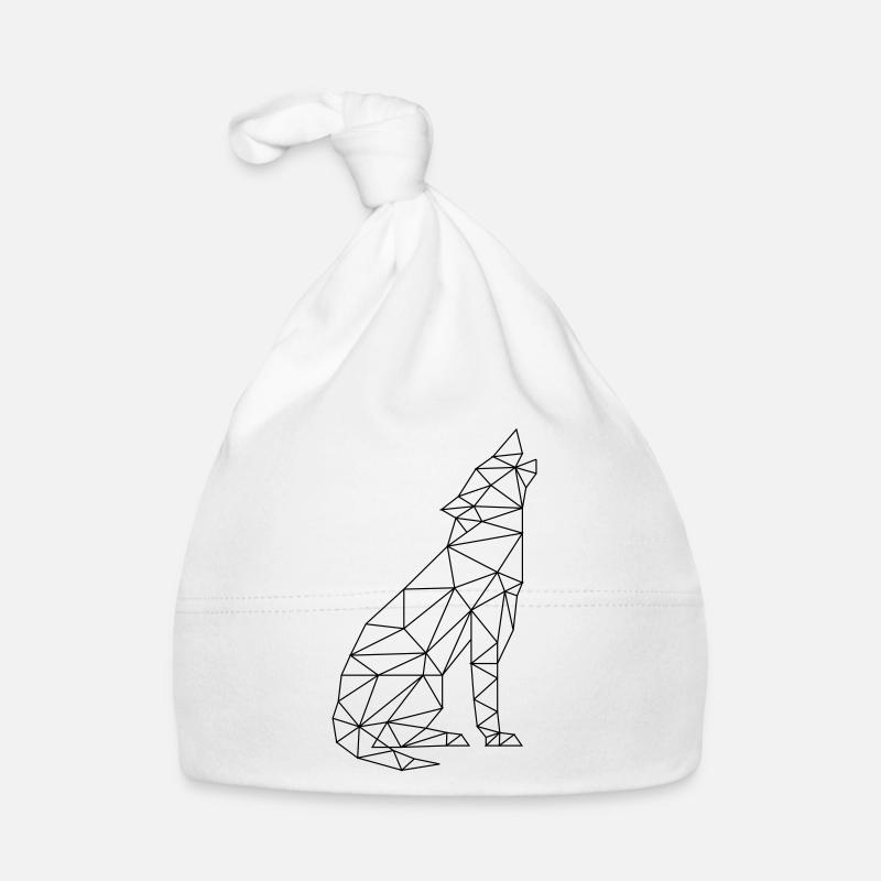 Wolf Call Wolf Contour Silhouette Bonnet bio Bébé