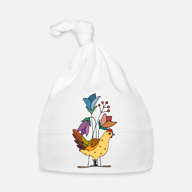 Henne Baby Bio-Mütze