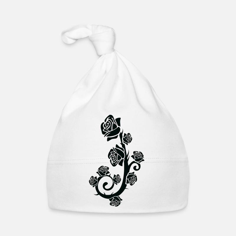 Rose noire, rose noire Bonnet bio Bébé