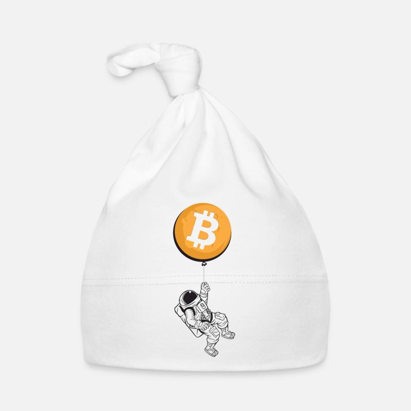 Astronaut Bitcoin Baby Bio-Mütze