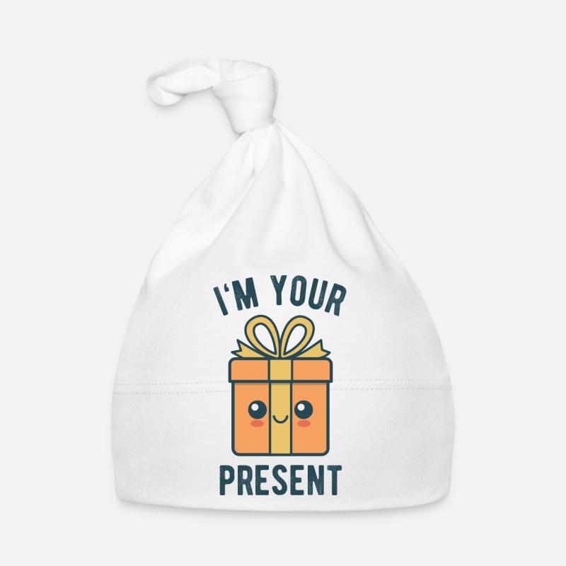 I’m Your Present Bonnet bio Bébé