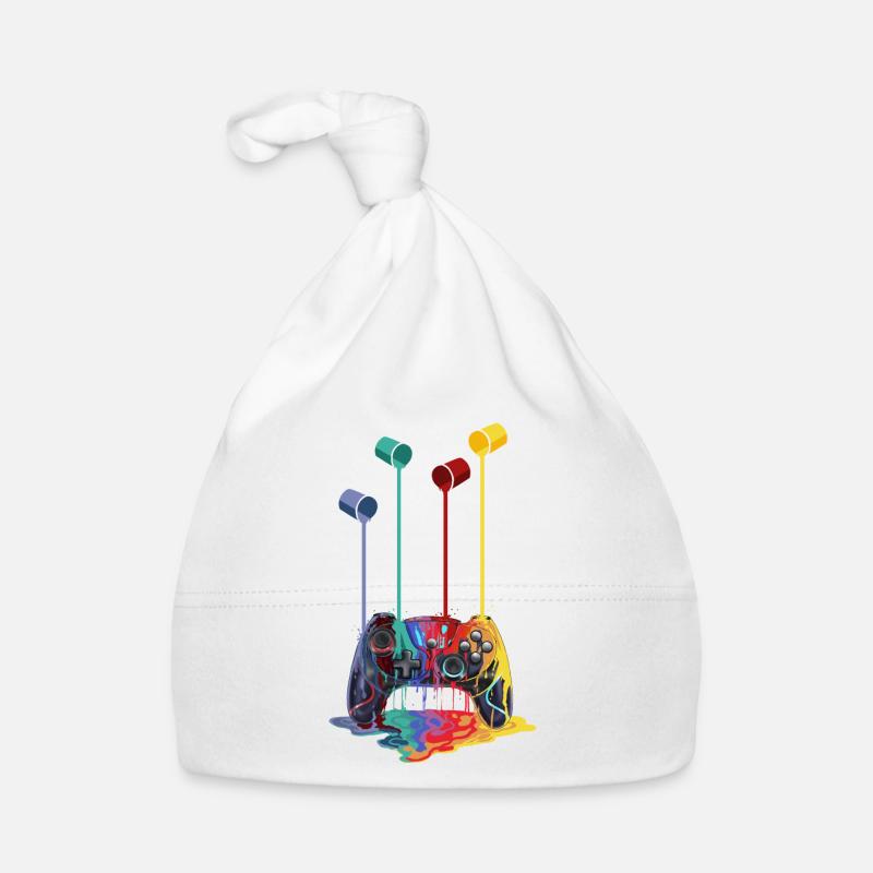 Regenbogen Kontroller Baby Bio-Mütze