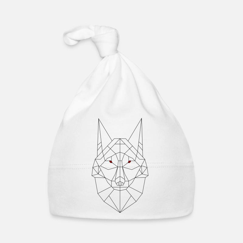 Wolf's head Organic Baby Cap