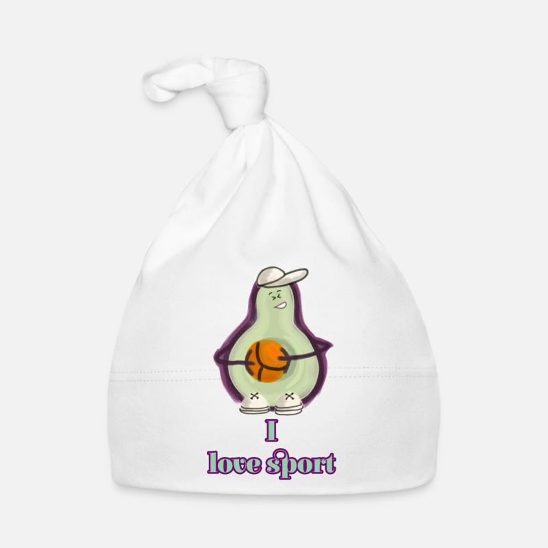 Avocado exercising Organic Baby Cap