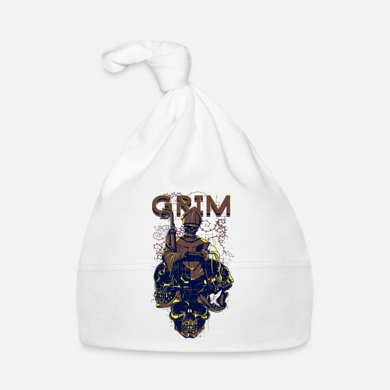 Ein unheimlich Grim mit Schädel Skelett Design Baby Bio-Mütze