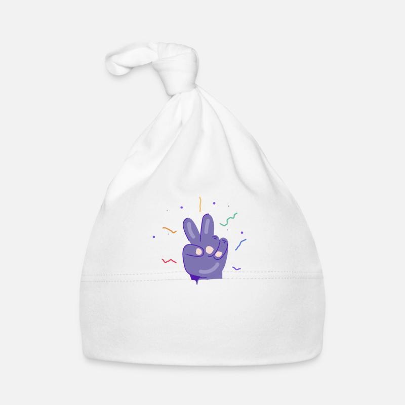 I love peace Organic Baby Cap