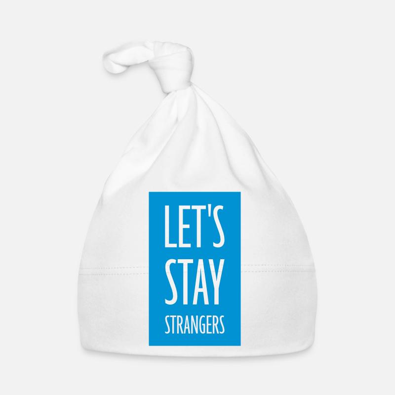 Citation Restons Strangers Bonnet bio Bébé