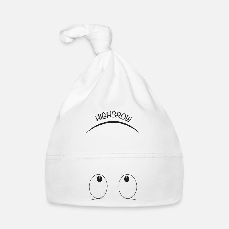 Highbrow_Eyebrow Organic Baby Cap
