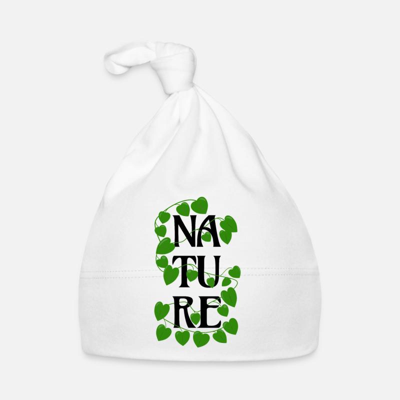 Nature with tendril Organic Baby Cap
