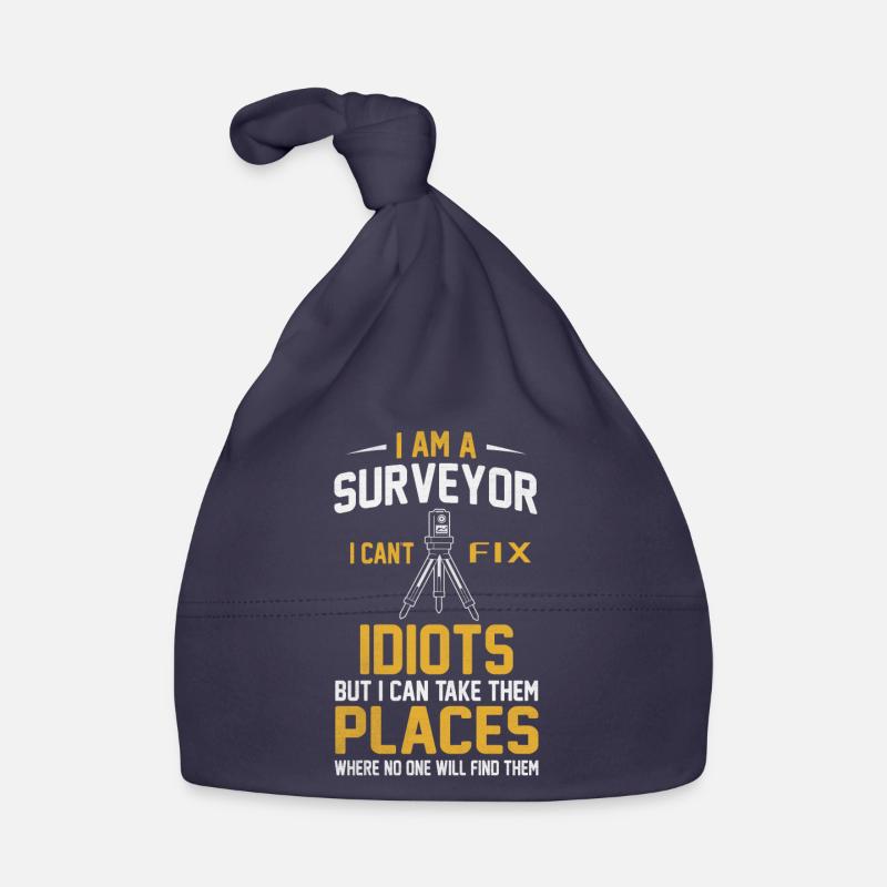 Construction Surveyor Surveyor Surveyor Gesc Organic Baby Cap