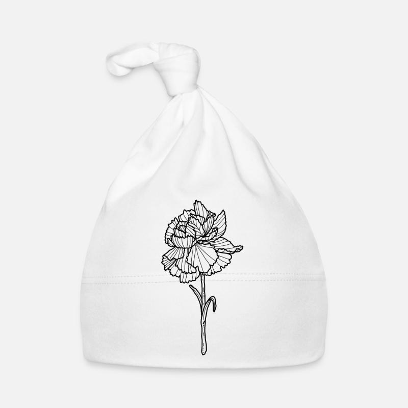 Œillet de fleur Bonnet bio Bébé