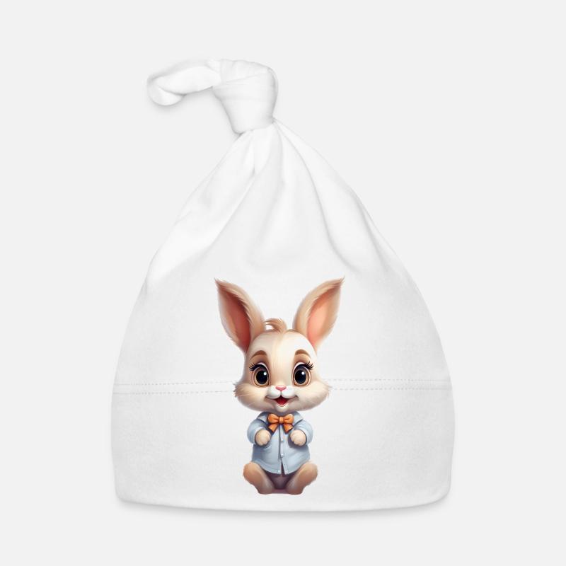 Cute Rabbit Baby Organic Baby Cap