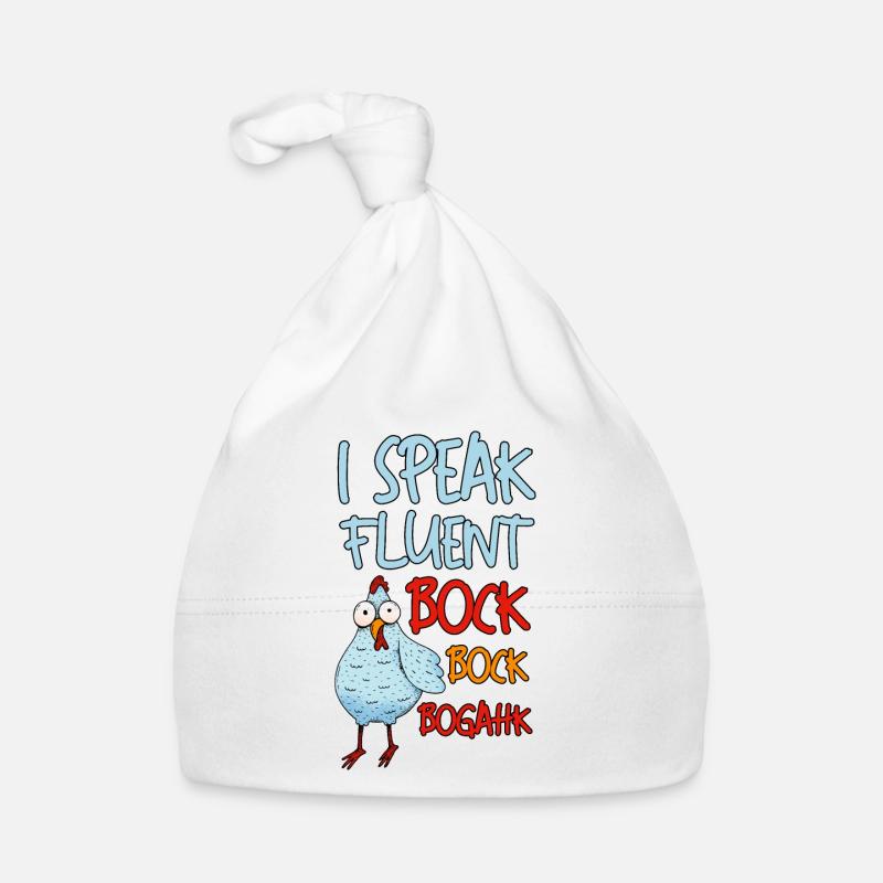 Je parle couramment Bock Bock Bogahk 4 Bonnet bio Bébé