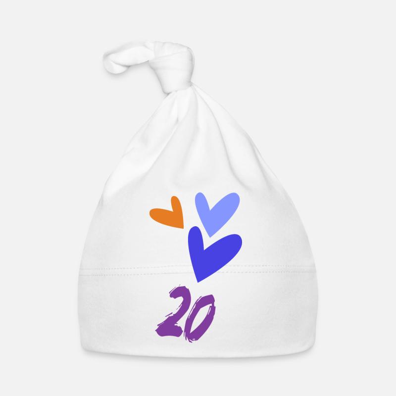20. 20 YEARS. 20th ANNIVERSARY. 20TH ANNIVERSARY. Organic Baby Cap