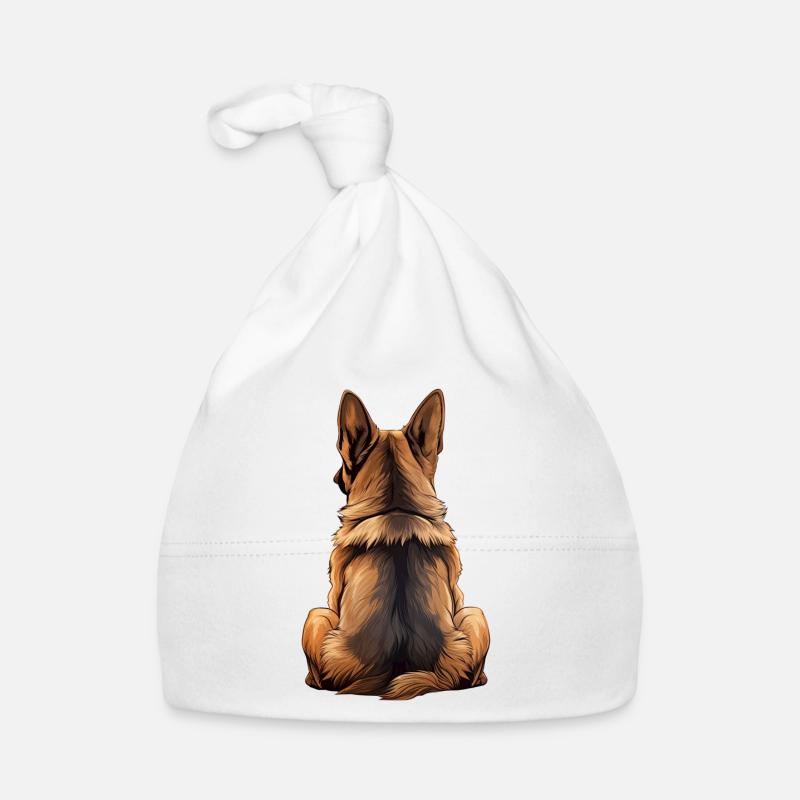 Deutscher Schäferhund Baby Bio-Mütze