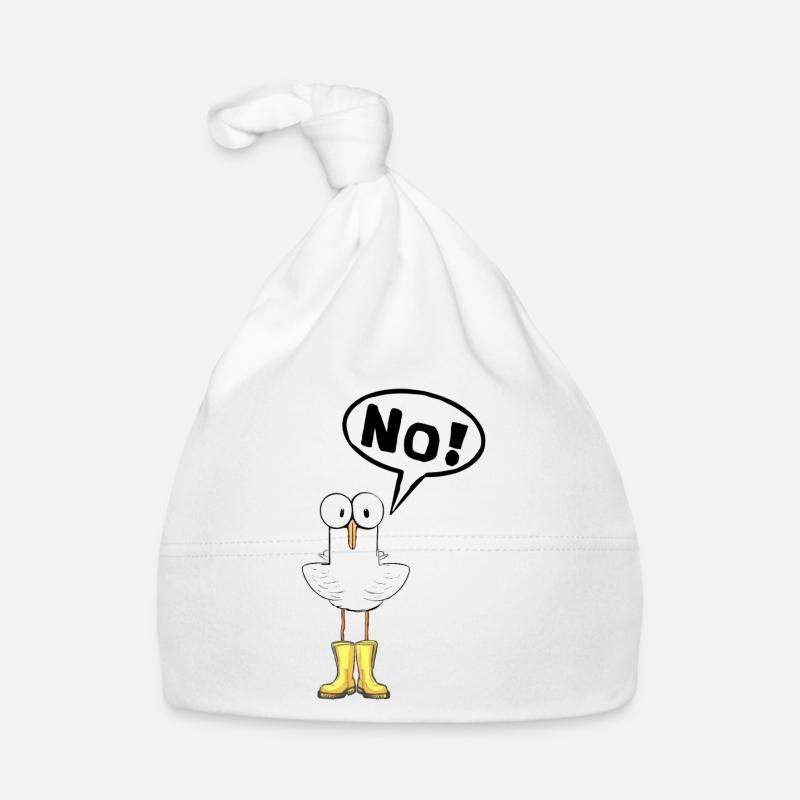 Non, non, je ne ferai pas beurk Bonnet bio Bébé