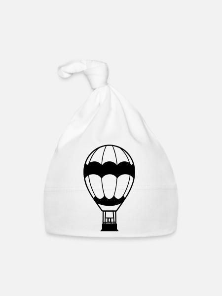 Luftballon - Baby Bio-Mütze - Weiß - Vorne