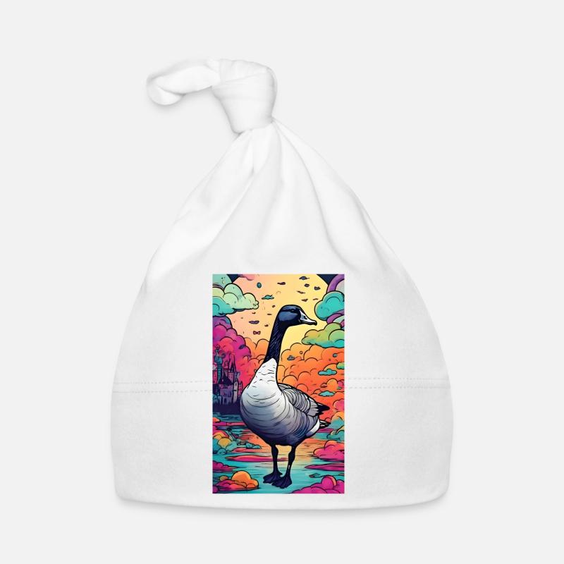 Märchenhafte Gans Gans Baby Bio-Mütze
