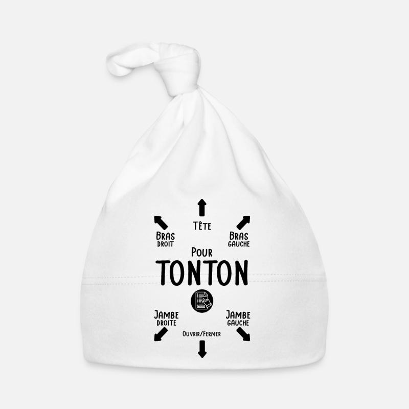 Instructions for Uncle - Birth gift for Uncle Organic Baby Cap