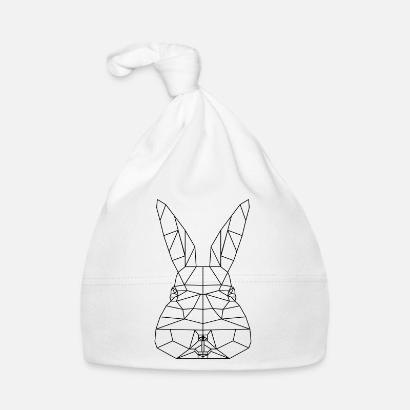 Ostern Hase Polygon Baby Bio-Mütze