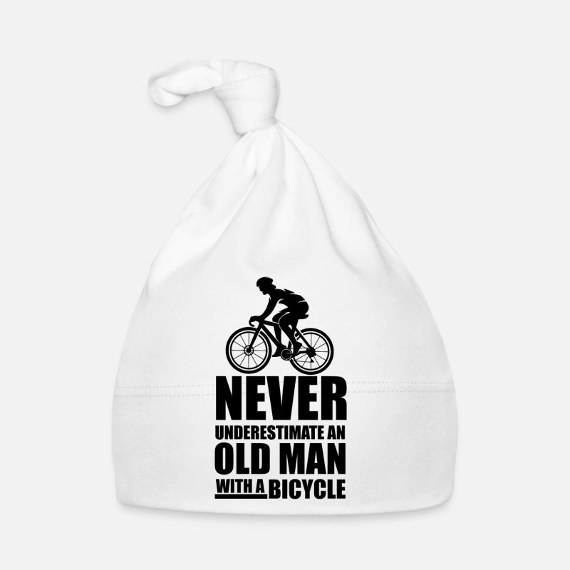 Drôle de dicton de bicyclette Bonnet bio Bébé