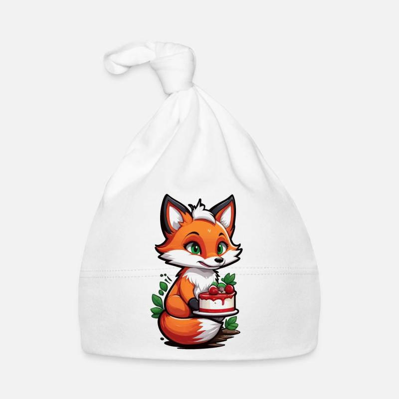 Foxy Cake Delight Organic Baby Cap