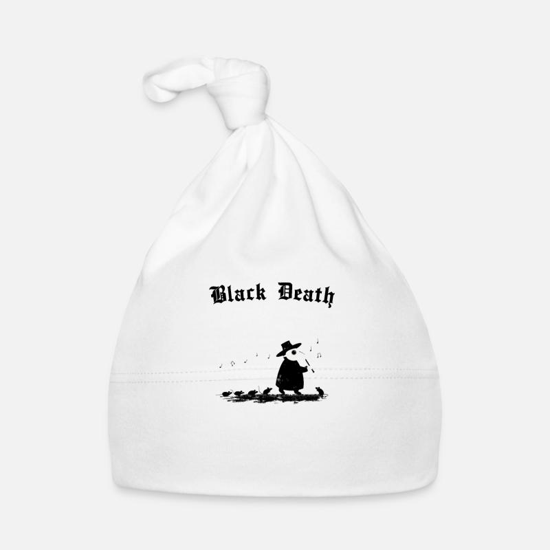 Black Death - spread in progress Organic Baby Cap