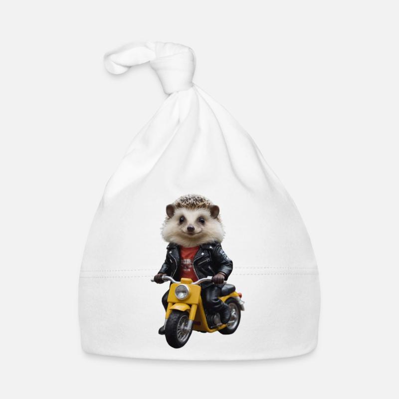 Hérisson scooter Bonnet bio Bébé