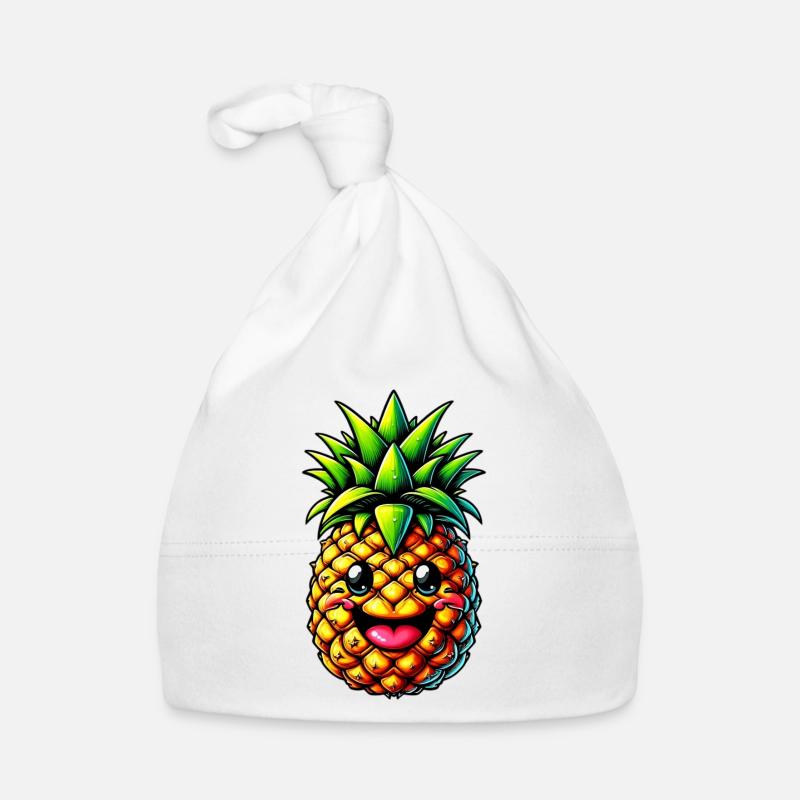 Ananas Baby Bio-Mütze
