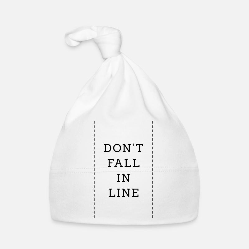 Don't Fall In Line Baby Bio-Mütze