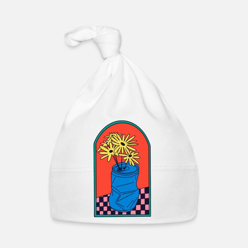 Fleurs en boîte broyée Bonnet bio Bébé