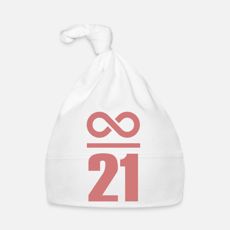 Infini par 21 millions de Bitcoin Infinity Bonnet bio Bébé
