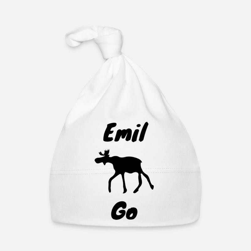 Emil l’orignal - Bonnet bio Bébé - blanc