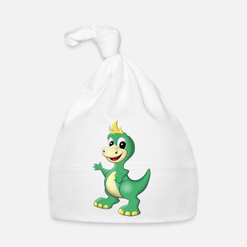 Aventure de l’ami dragon Dino vert Bonnet bio Bébé