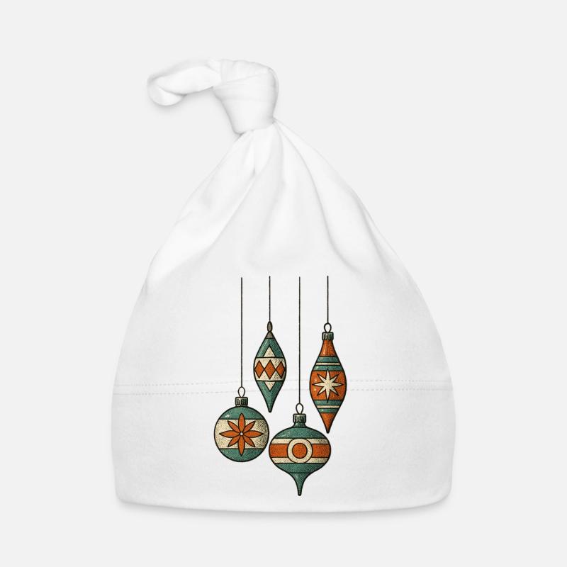 Weihnachtskugeln - Frohe Weihnachten Baby Bio-Mütze