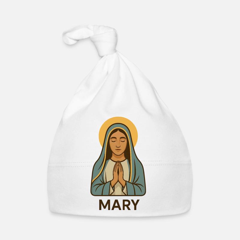 Marie – signe d’humilité Bonnet bio Bébé