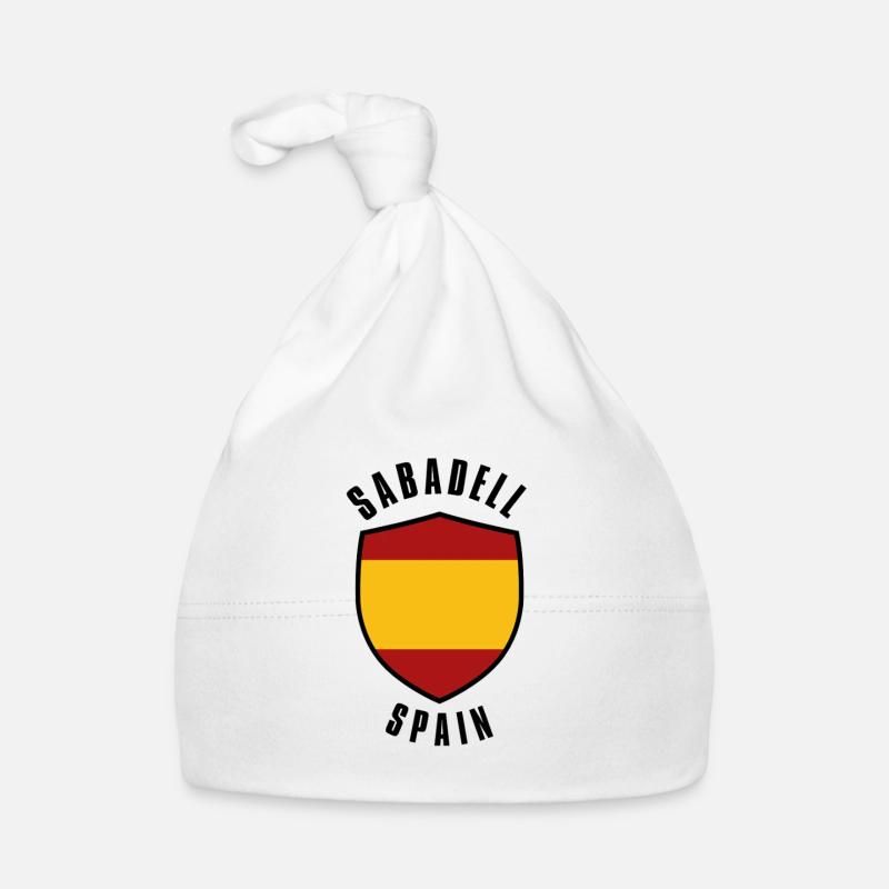 Sabadell Shield Spanien Farben Baby Bio-Mütze