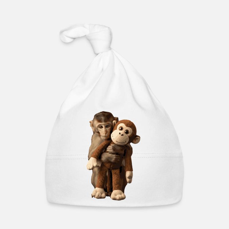 Viral Punch Monkey Geschenkidee Souvenir Baby Bio-Mütze
