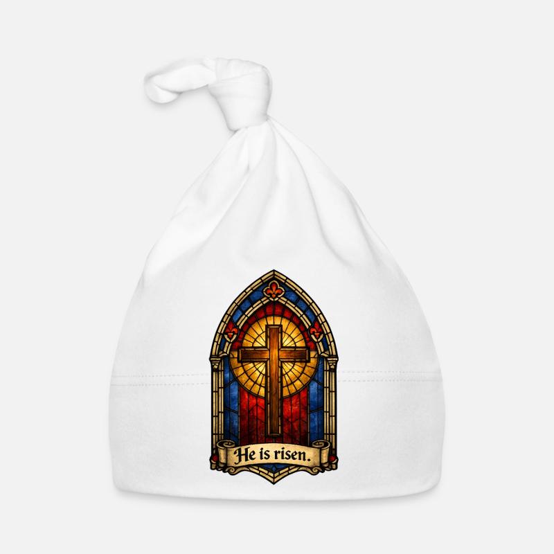  He Is Risen Baby Bio-Mütze