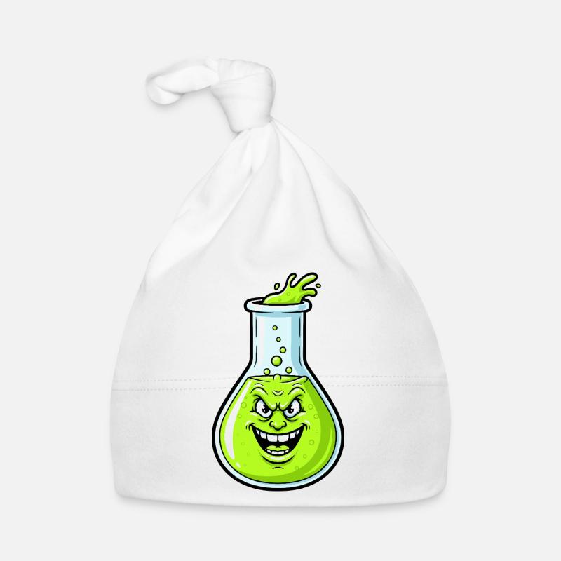 Grinning Green Potion Organic Baby Cap