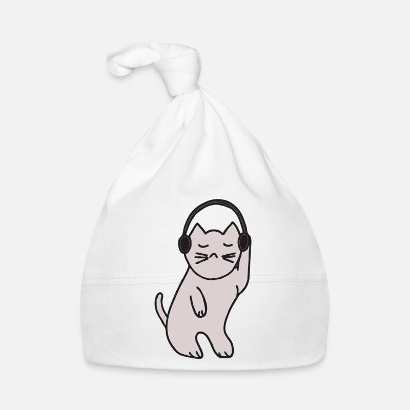 Reine disco chatte Bonnet bio Bébé