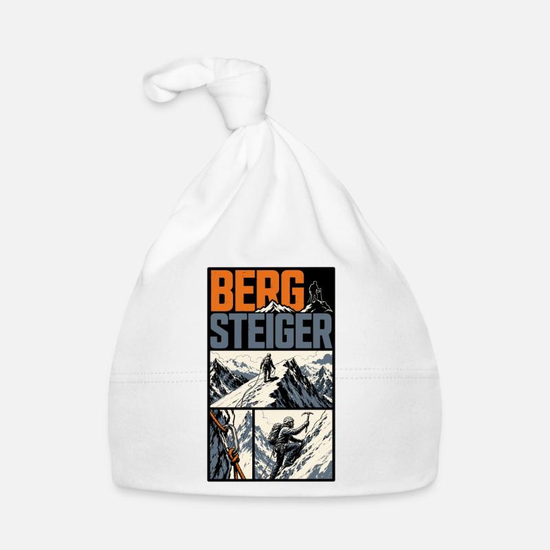 Bergsteiger Alpen Abenteuer Baby Bio-Mütze