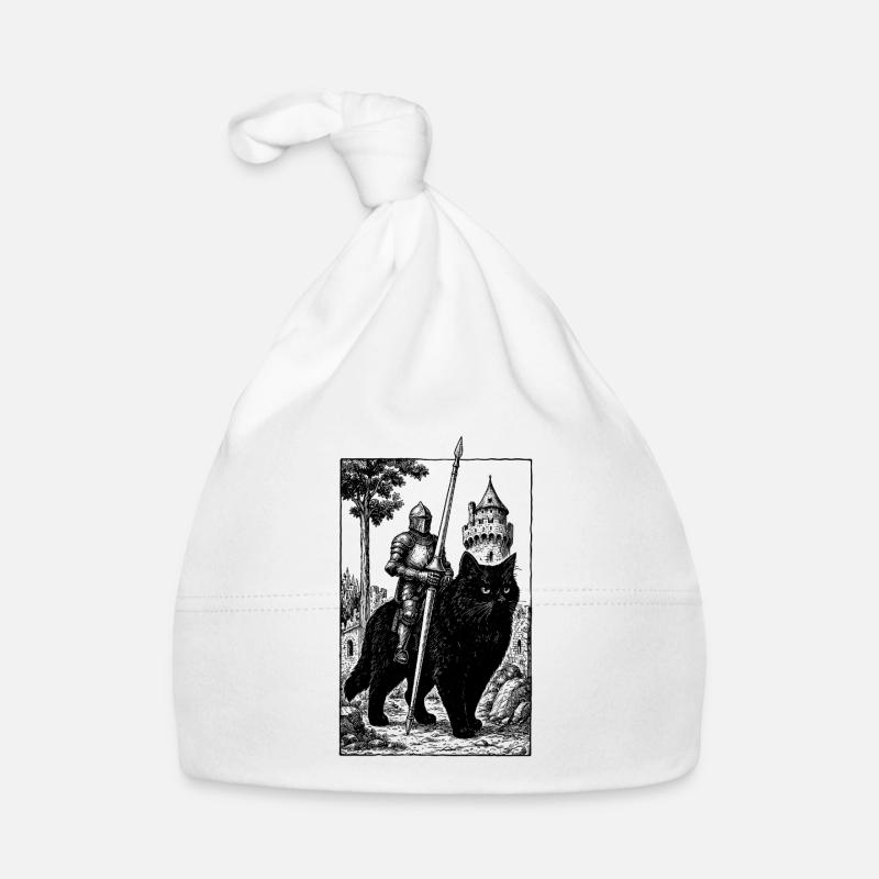 Ritter auf Katze Baby Bio-Mütze
