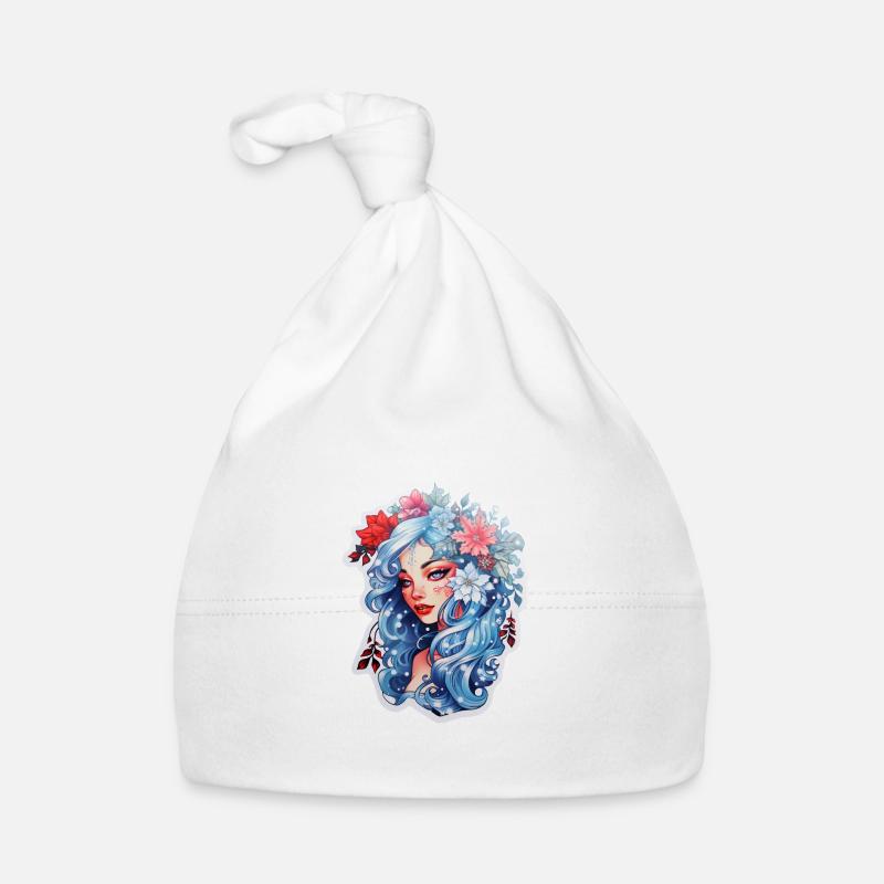 Fille d’hiver Bonnet bio Bébé