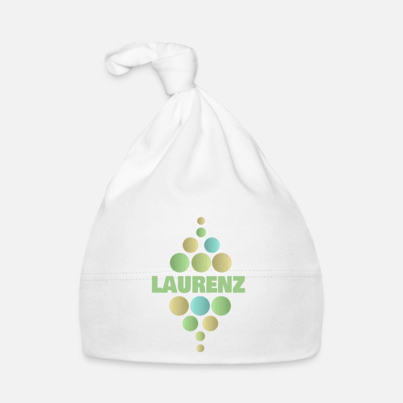 Laurenz as a given name Organic Baby Cap