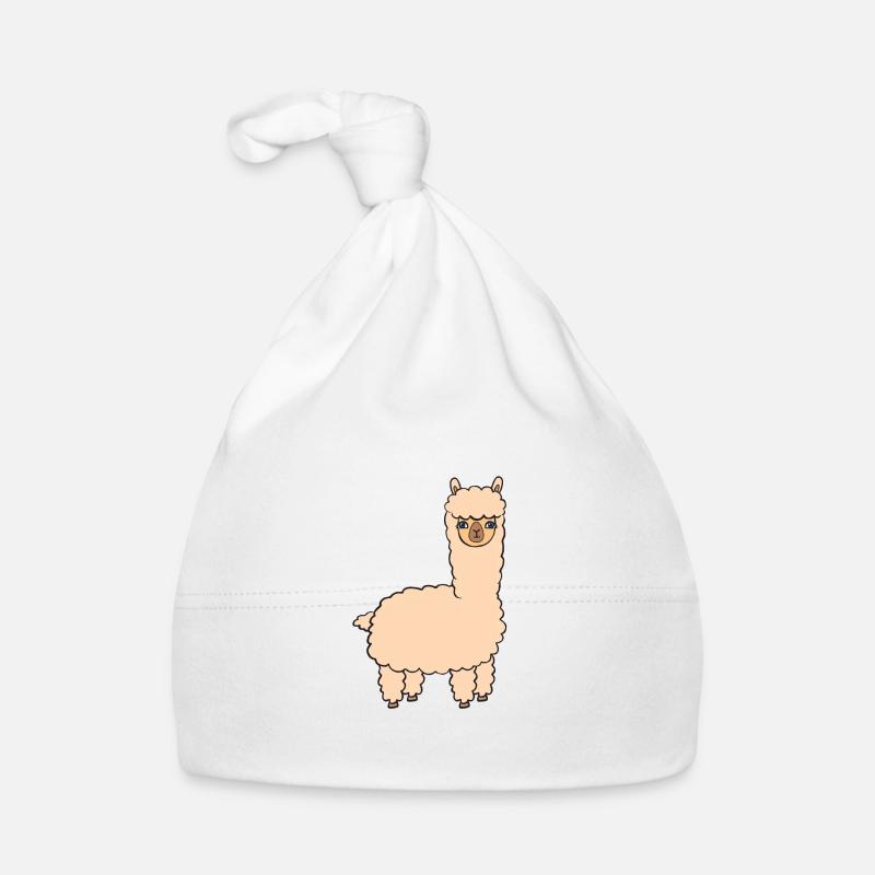alpaga - Bonnet bio Bébé - blanc